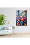 Frida Kahlo Style Modern Art Glass Print, Frida Kahlo Works, Glass Print, Modern Art - 4