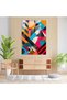 Andy Warhol Glass Art, Abstract Geometric Shapes, Andy Warhol, Glass Art - 2