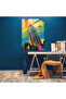 Landmark of Pop Art Glass Print, Classicism+Popart, Combine Classicism with Pop Art - 3