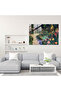 Whimsical Garden Pole, Impressionism Glass Print, Post, Impressionism, Glass Print - 3