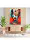 Geometric Rococo Glass Print, Classicism+Popart, Combine Classicism and Pop Art - 3