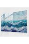 Pointillism Glass Art, Abstract Seascape, Pointillism, Wall Decoration, Modern Art