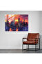 Post, Impressionism Cityscape Glass Print, Impressionism, Glass Art, Wall Decoration - 3