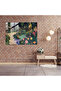 Whimsical Garden Pole, Impressionism Glass Print, Post, Impressionism, Glass Print - 2