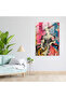 Pop Art Rococo Glass Wall Art, Classicism+Popart, Combine Classicism with Pop Art Style - 2