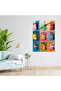 Andy Warhol Glass Wall Art Soup Cans, Andy Warhol, Home Decor - 2