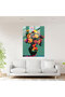 Pop Art Glass Print, Classicism+Popart, Glass Art, Classicism with Home Decor - 2