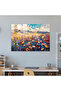 Flower Fields Glass Wall Art,Post,Impressionism,Glass Wall Art,Modern Art - 2