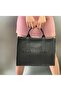 Large Size Tote Bag Faux Leather Women's Hand and Shoulder Bag - 3