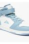 Panelled High-Top Sports Shoes with Hook and Loop Closure - 5