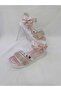 Girl's Sandals with Stone Sole Pad - 3