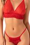Women's Tassel Detailed Lace Bra Set Feminine and Stylish Underwear 8026 - 4