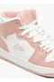 Colourblock High Top Sneakers with Lace-Up Closure - 5
