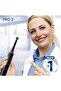 Oral B PRO 3 -3000 Oral B Power فرشاة أسنان سوداء + حقيبة سفر، مستشعر ضغط مرئي - D505.513.3X - 4
