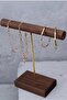 Brown Jewelry Organizer Decorative Necklace Hanger Jewelry Stand Bracelet Hanger Accessory Organizer