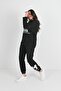 Women's Large Size M Print Detailed Tracksuit Set 8074-25 - 2