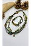 Handmade Design Brass Apparatus Women's Necklace Bracelet Set
