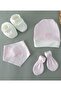 Newborn 0-3 Months Rabbit Embroidered Patterned 10 Piece Hospital Discharge Set - 6