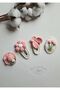 Special 4-Piece Pink Set Snap Niche Hair Accessories - 7