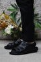 106 Black Kale Comfort Genuine Leather Men's Sandals - 3