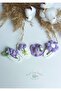 Special 4-Piece Lilac Set Snap Niche Hair Accessories - 8