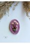 Snap Leaf Clasp - Niche Hair Accessory Reflecting Your Dark Lilac Hair Style - 3