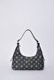 Women's Black Denim Shoulder Bag 05Po22K1596 - 2