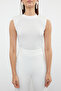 Beyaz İnci Aksesuarlı Örme Body TPRSS24BD00025 - 3
