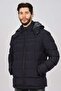 Men's Pocket Detailed Hooded Coat 0622620 Navy Blue