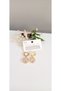 Steel Earrings for Women 316L, 2 Pieces, Elegant, with Baguette Stone Detail, Chicken Skin Color, Non-Fade Guaranteed, Invoiced - 6