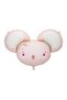 Pink Mouse 1st Birthday Balloon Set: Cute Pink Mouse Theme Balloons, Pink Number Balloons, and Hamster Balloons. - 2