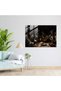 Caravaggio Style Glass Print: Musicians, Caravaggio, Glass Print, Home Decor - 3