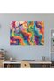 Colorful Abstract Pointillism Wall Decoration,Pointillism, Glass Art - 2