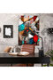 Dadaism Glass Wall Art, Chaotic Composition, Dadaism, Glass Wall Art, Glass Art - 3