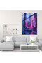 Futuristic Ancient Ruins Glass Art, Classicism+Popart, Home Decoration, Modern Art - 2