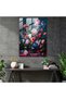 Pop Art Floral Glass Wall Art, Classicism+Popart, Glass Art, Glass Wall Art - 2