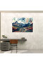Mountain Landscape Glass Wall Art, Post, Impressionism, Glass Wall Art, Home Decor - 3