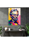 Pop Art Historical Figure Glass Print, Classicism+Popart, Home Decor - 2