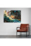 Pointillism Glass Wall Art Celestial Galaxy Scene, Pointillism, Wall Decoration - 2