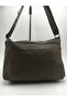Leather Shoulder Bag - Washed, Crossbody and Strap (Postal) - 3