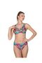 Ringed Top Bikini Set Pink Patterned - 4