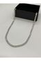 Fine Design Women's Steel Necklace with Water Path Zircon Stone