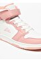 Panelled High-Top Sports Shoes with Hook and Loop Closure - 5