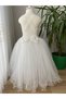 Mermaid Sequin White Children's Evening Dress - 5