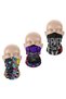 Set of 3 Bandana Men's Bandana Women's Bandana Motorcycle Bandana Neck Collar Balaklava Outdoor - 4