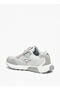 Boys' Logo Embossed Walking Shoes with Hook and Loop Closure - 2