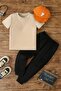Girls'/Boys' Tracksuit Set - Crew Neck T-shirt and Elasticated Sweatpants ( Top Bottom Set)