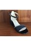 Girl's Embellished Embellished 4 cm Sandals Sandal, Dressy Children's Black Sandals - 2