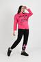 Women's Large Size M Print Detailed Tracksuit Set 8074-25 - 5