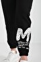 Women's Large Size M Print Detailed Tracksuit Set 8074-25 - 4